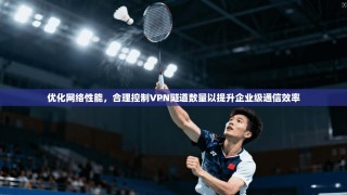 优化网络性能，合理控制VPN隧道数量以提升企业级通信效率