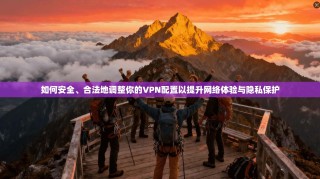 如何安全、合法地调整你的VPN配置以提升网络体验与隐私保护