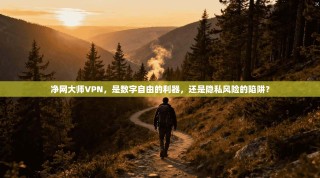 净网大师VPN，是数字自由的利器，还是隐私风险的陷阱？