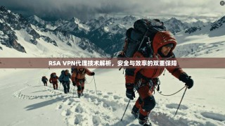 RSA VPN代理技术解析，安全与效率的双重保障