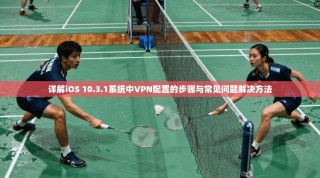 详解iOS 10.3.1系统中VPN配置的步骤与常见问题解决方法