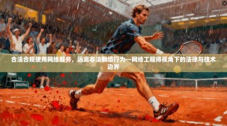 合法合规使用网络服务，远离非法翻墙行为—网络工程师视角下的法律与技术边界