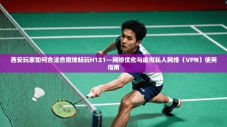 西安玩家如何合法合规地畅玩H1Z1—网络优化与虚拟私人网络（VPN）使用指南