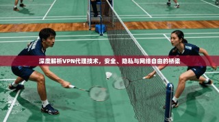 深度解析VPN代理技术，安全、隐私与网络自由的桥梁