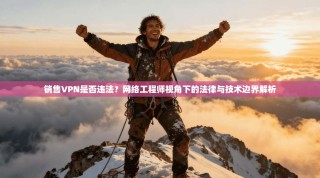销售VPN是否违法？网络工程师视角下的法律与技术边界解析