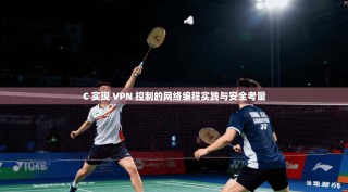 C 实现 VPN 控制的网络编程实践与安全考量