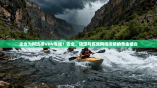 企业为何选择VPN专线？安全、稳定与高效网络连接的黄金组合