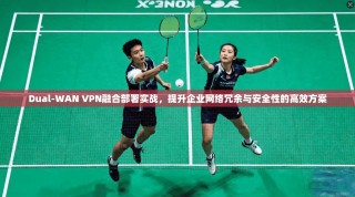 Dual-WAN VPN融合部署实战，提升企业网络冗余与安全性的高效方案