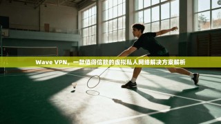 Wave VPN，一款值得信赖的虚拟私人网络解决方案解析