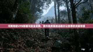 河南地税VPN部署与安全实践，提升税务系统远程办公效率的关键举措