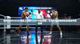 如何在Windows电脑上搭建个人VPN服务器，从零开始的网络私密通道构建指南