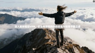 深入解析福田VPN，企业网络架构中的安全与效率平衡之道