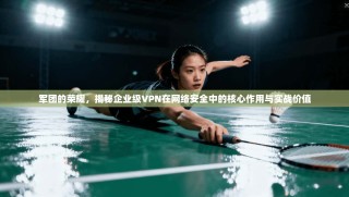军团的荣耀，揭秘企业级VPN在网络安全中的核心作用与实战价值
