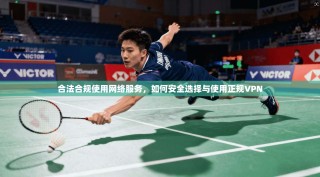 合法合规使用网络服务，如何安全选择与使用正规VPN