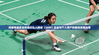 构建快速安全的虚拟私人网络（VPN）企业与个人用户的最佳实践指南