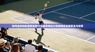 如何选择和配置稳定的VPN服务地址以保障网络连接安全与效率