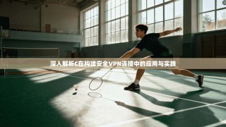 深入解析C在构建安全VPN连接中的应用与实践
