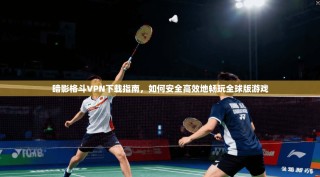暗影格斗VPN下载指南，如何安全高效地畅玩全球版游戏