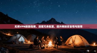 无用VPN删除指南，清理冗余配置，提升网络安全性与效率