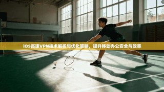 iOS高速VPN技术解析与优化策略，提升移动办公安全与效率