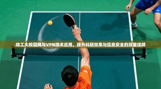 哈工大校园网与VPN技术应用，提升科研效率与信息安全的双重保障