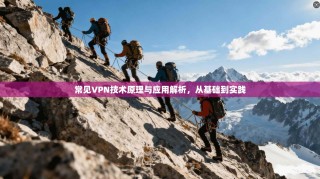 常见VPN技术原理与应用解析，从基础到实践