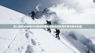 深入解析VPN与PSU在现代网络架构中的协同作用与技术价值