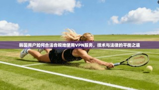 韩国用户如何合法合规地使用VPN服务，技术与法律的平衡之道
