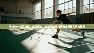 手机VPN购买指南，如何安全、合法地选择与使用虚拟私人网络服务