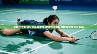 外贸企业如何安全高效地使用VPN试用服务提升全球业务效率