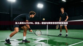 深入解析321VPN，安全、便捷与网络自由的新型选择
