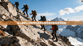 深入解析VPN技术在访问谷歌市场中的应用与风险