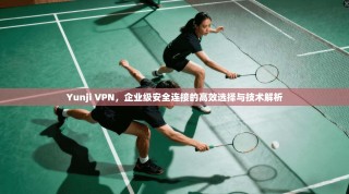 Yunji VPN，企业级安全连接的高效选择与技术解析