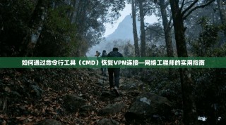 如何通过命令行工具（CMD）恢复VPN连接—网络工程师的实用指南