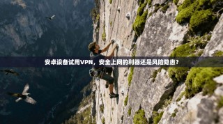安卓设备试用VPN，安全上网的利器还是风险隐患？