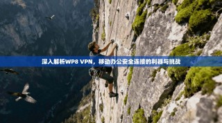 深入解析WP8 VPN，移动办公安全连接的利器与挑战