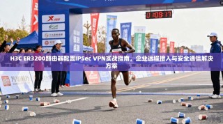 H3C ER3200路由器配置IPSec VPN实战指南，企业远程接入与安全通信解决方案
