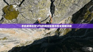 手机使用谷歌VPN的网络配置与安全策略详解