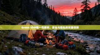 Green VPN唯一性解析，安全与隐私的双重保障