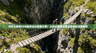 为什么使用VPN服务往往需要付费？从技术原理到商业逻辑的深度解析