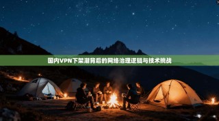 国内VPN下架潮背后的网络治理逻辑与技术挑战