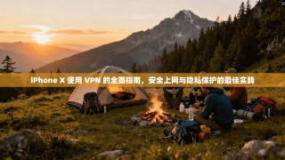 iPhone X 使用 VPN 的全面指南，安全上网与隐私保护的最佳实践