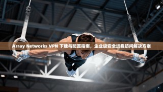 Array Networks VPN 下载与配置指南，企业级安全远程访问解决方案