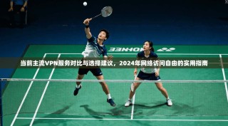 当前主流VPN服务对比与选择建议，2024年网络访问自由的实用指南