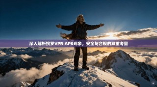 深入解析搜罗VPN APK现象，安全与合规的双重考量