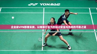 企业级VPN部署实践，以烟草行业为例探讨安全与合规的平衡之道