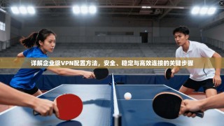 详解企业级VPN配置方法，安全、稳定与高效连接的关键步骤