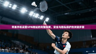 苹果手机设置VPN地址的完整指南，安全与隐私保护的关键步骤