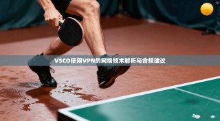 VSCO使用VPN的网络技术解析与合规建议