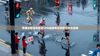 苹果设备使用绿豆VPN连接常见问题与优化指南